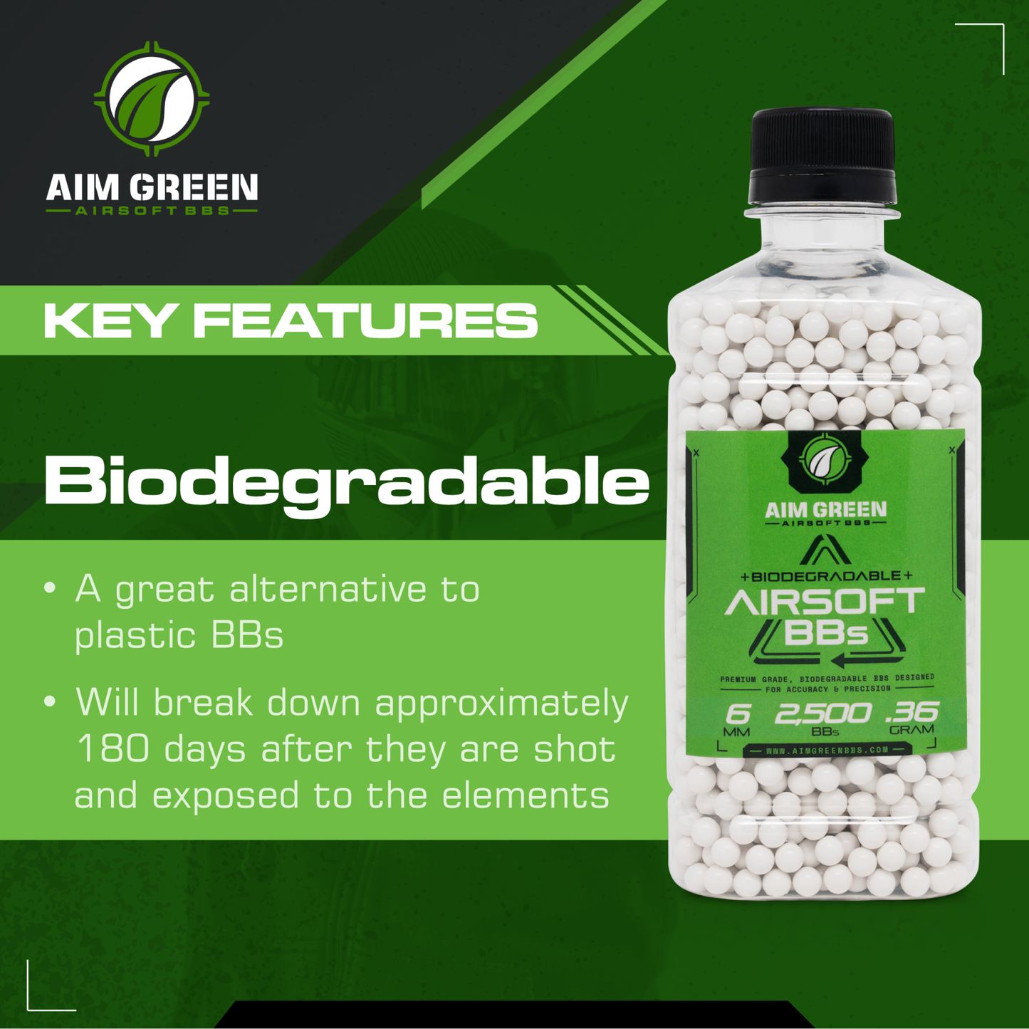 Biodegradable Airsoft BBs