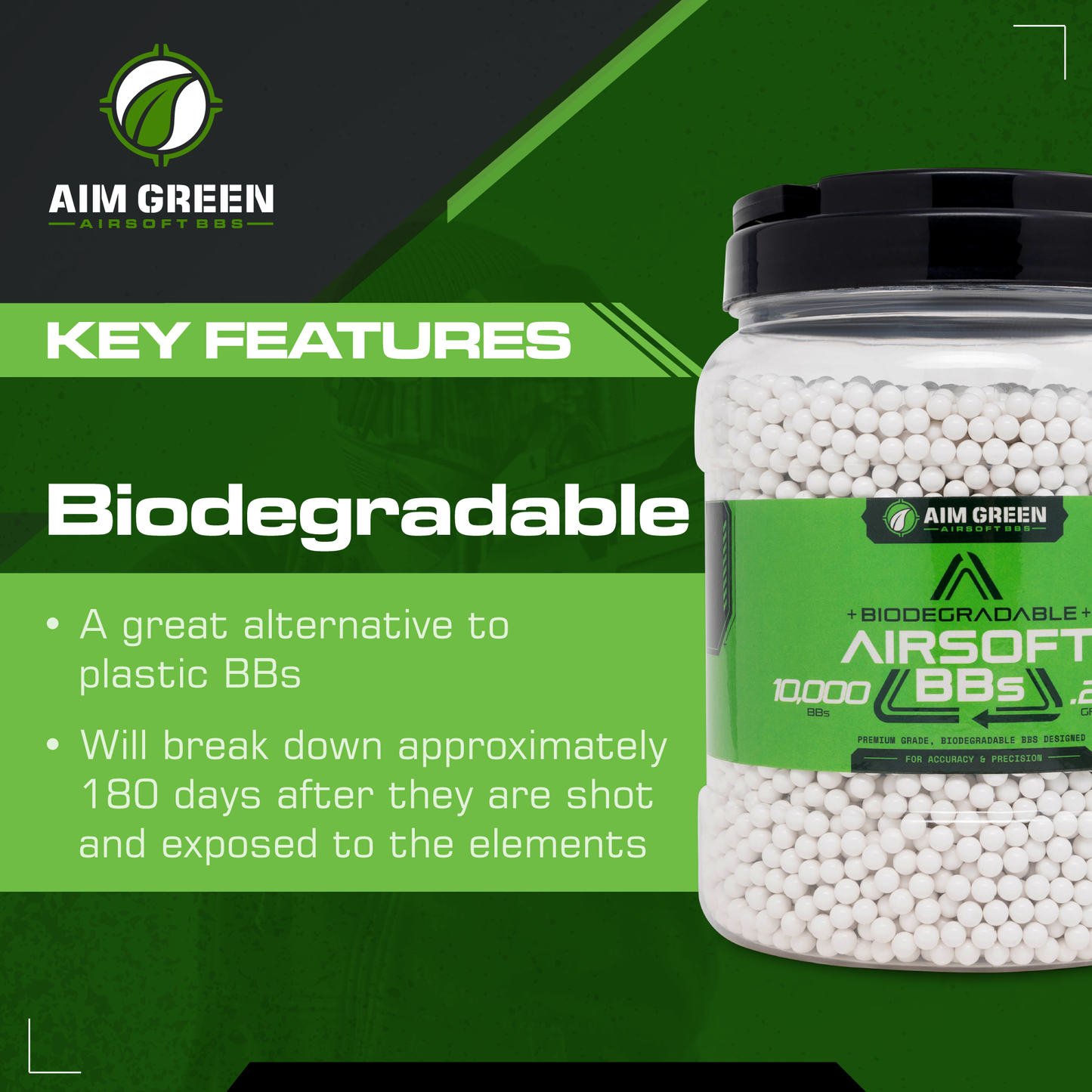 Biodegradable Airsoft BBs