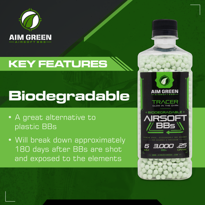 Tracer Biodegradable Airsoft BBs