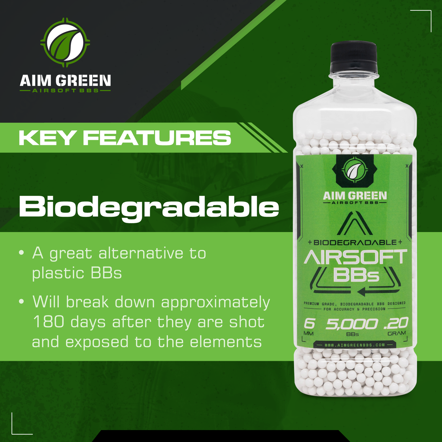 Biodegradable Airsoft BBs